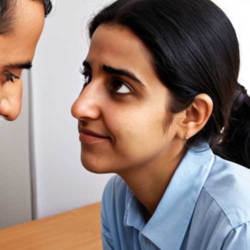 **Image Prompt 1: The Art of Empathetic Connection**
    "A compassionate Arab social worker, gently leaning forward, engaged in deep active listening with a distressed Arab client, who is visibly feeling heard and understood. The setting is a warm, private, and culturally sensitive office or community space. The focus is on the emotional connection and trust being built between them, emphasizing shared humanity and a sense of safety. Soft, natural lighting highlights their expressive faces, reflecting empathy and relief. The image conveys a profound moment of therapeutic listening, symbolizing the core of social work practice."