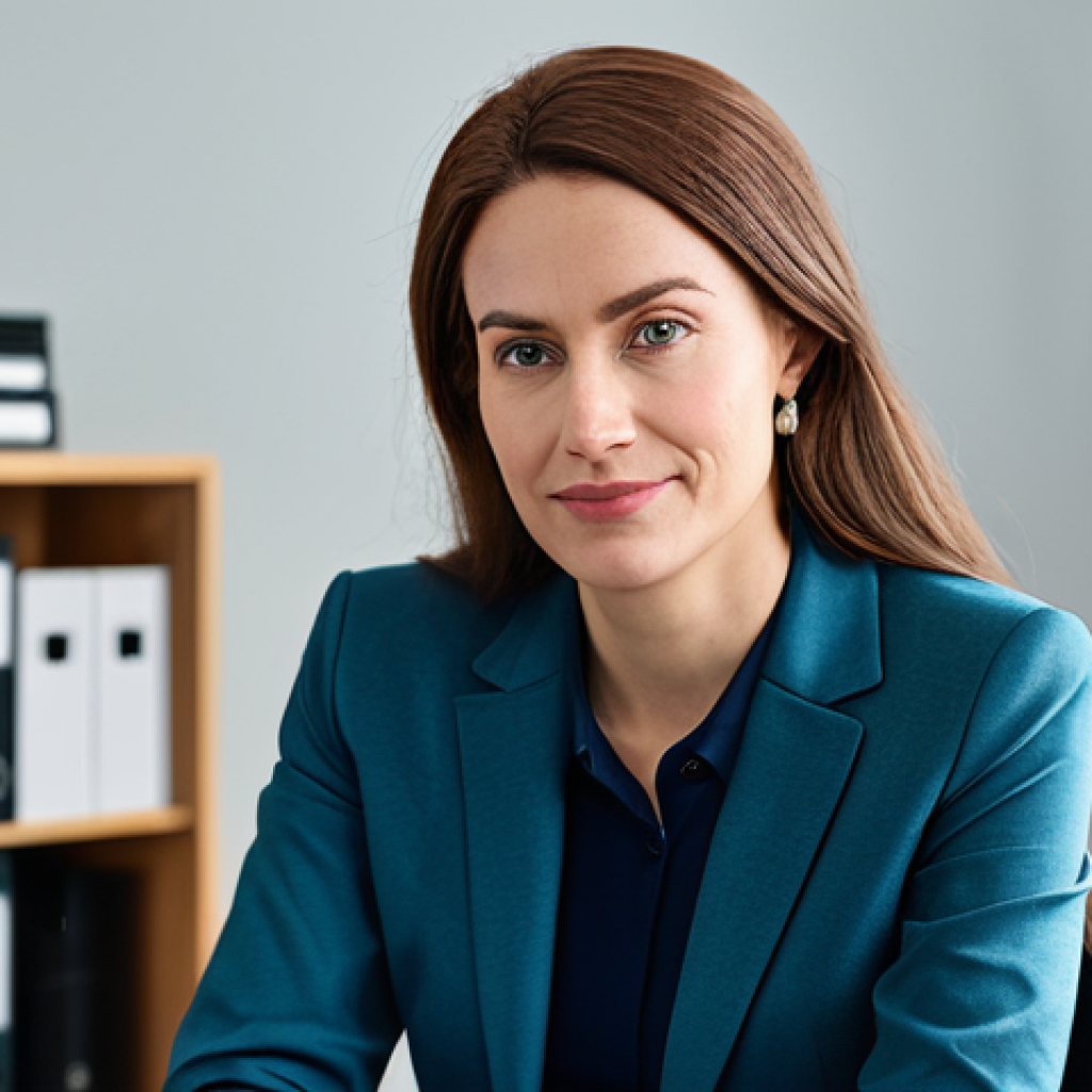 사회복지사 이직 이유 분석 - **

"A professional female social worker in a modest office setting, fully clothed in business casua...