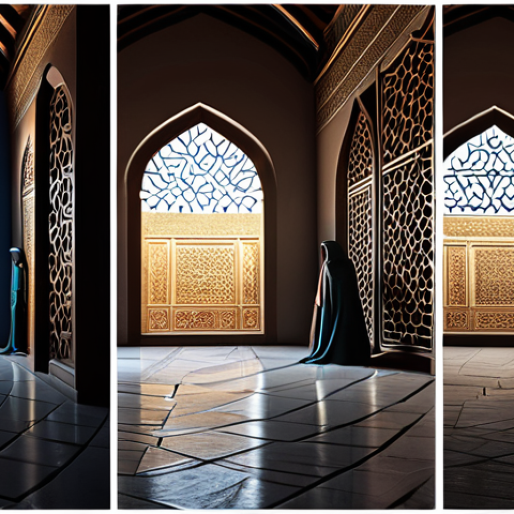 사회복지사 사례관리 실습 - Here are three detailed image prompts for Stable Diffusion, reflecting the content and Arabic cultur...