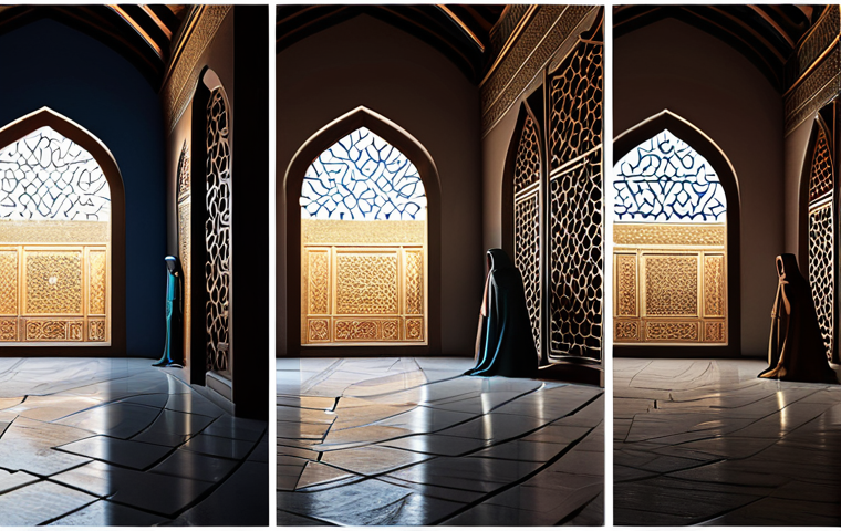 사회복지사 사례관리 실습 - Here are three detailed image prompts for Stable Diffusion, reflecting the content and Arabic cultur...