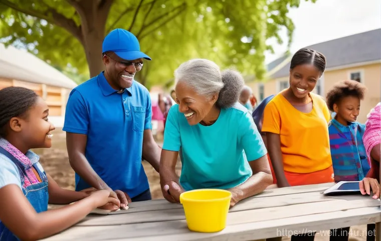 사회복지사 지역 복지 조직 활동 - **Dedicated Social Worker Amidst Challenges:** A thoughtful depiction of a male social worker in his...